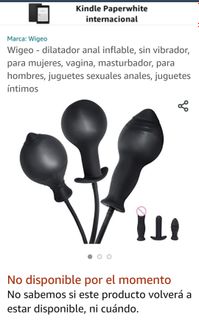 Dilatador anal grande inflable