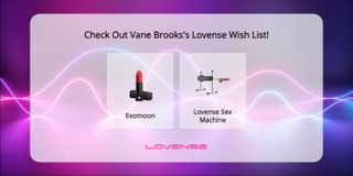 Lovense Wish List