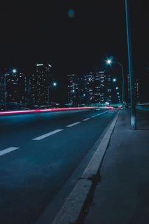 Long night rides on an empty highway