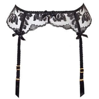 Agent Provocateur Sparkle Suspender Black