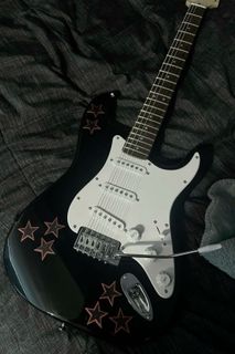 An electric guitar