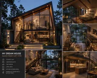 ❤️My Dream Glass Loft House & Lot❤️