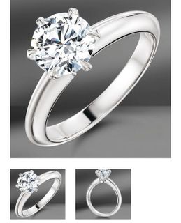Platinum ring with a large diamond?
