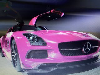 My pink Mercedes