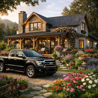 house of my dreams and the car of my dreams✨