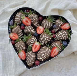 chocolate-covered strawberries