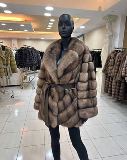 Sable fur coat