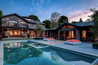 house with a swimming pool