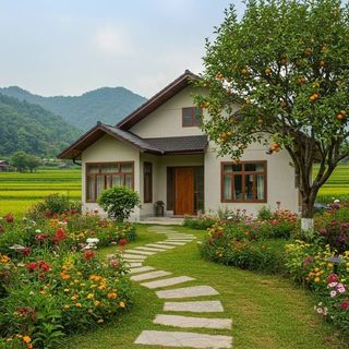 Little house with large garden!