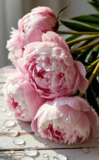 My favorite flowers are peonies and lilies.