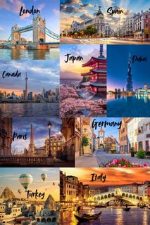 Travel to Europe and Asia
