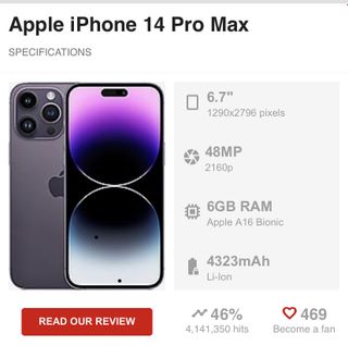 iPhone 14 pro max