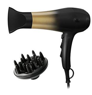 KIPOZI 1875W Hair Dryer, Nano Ionic Blow Dryer Professional Salon Hair Blow Dryer Lightweight Fast Dry Low Noise, with Concentrator, Diffuser, 2 Speed and 3 Heat Settings