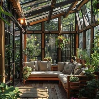 glass greenhouse