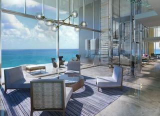 penthouse with open terrace and sea view