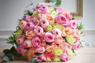 A bouquet of flowers in my bedroom