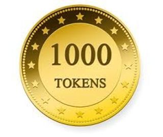 1000 tokens =) 