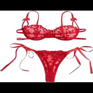 Red Lace Lingerie Set – Just for You ?