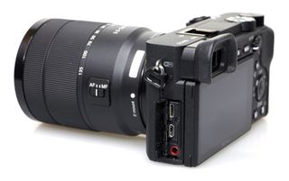 Sony a6400 camera with Sigma 1.4 35mm lens