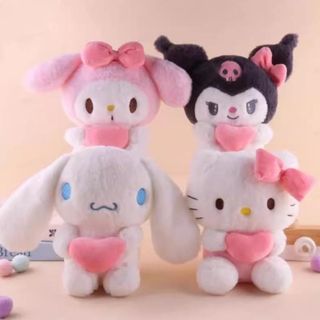 A large collection of soft toys