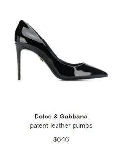 Dolce & Gabbana patent leather pumps