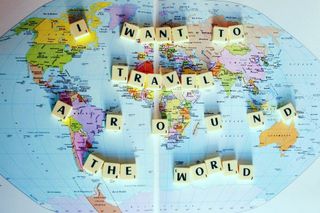 I want to travel a lot around the world