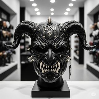 "Demonic" BDSM Mask