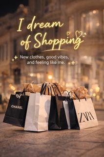 I would love to go shopping and buy cute lingerie.