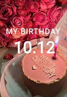 MY BIRTHDAY ☺️