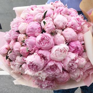 a bouquet of 19 peonies...given by you
