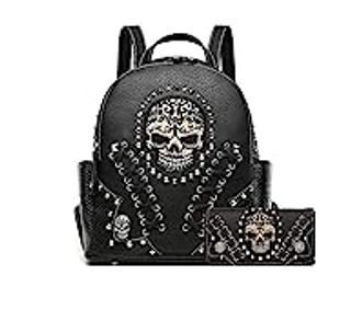 Skull bag and wallet♥