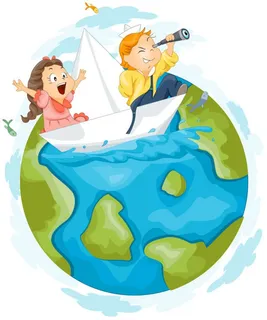 Go on a trip around the world