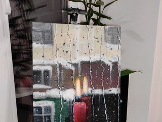 New canvases for painting, paints