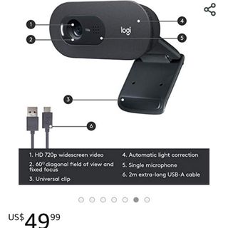 A mid quality webcam