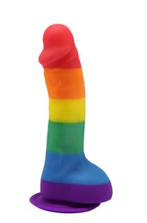a rainbow dildo