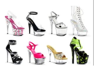 STRIPPER HEELS