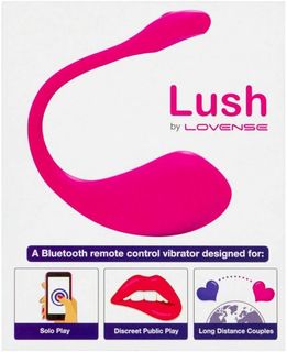 LOVENSE Lush 2 Bullet Vibrator, Redesigned Powerful & Quiet Stimulator, Improved Long Distance Bluetooth Remote Reach with Music Sync, Partner & App Control