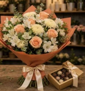 Flowers and chocolate ??