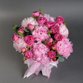 Flowers. I love peonies and bush roses.