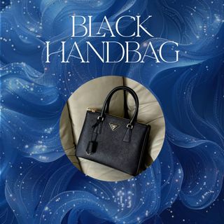 Black handbag