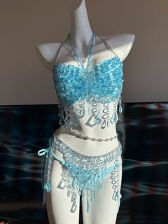 lingerie electric teal