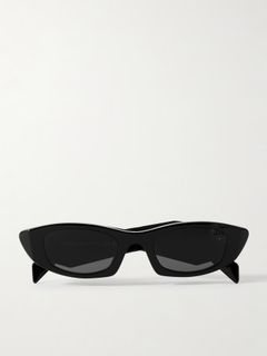 PRADA EYEWEAR Symbole cat-eye acetate sunglasses