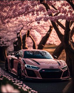 Pink car