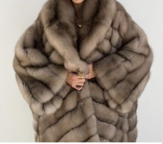 SABLE FUR COAT