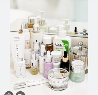 face creams and serums