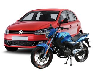 buy a motorcycle and a car