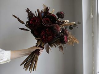 Gothic bouquet of flowers
