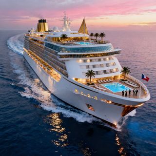 Роскошный круизный корабль