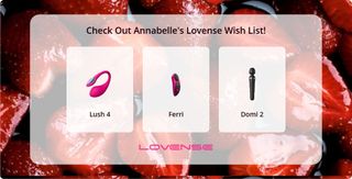 Lovense wishlist