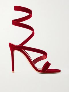 GIANVITO ROSSI Opera 105 velvet sandals